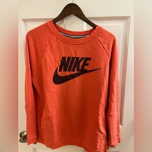 Nike orange/pink sweatshirt